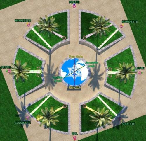 043 - Vista de Topo do Largo da Praça de Israel