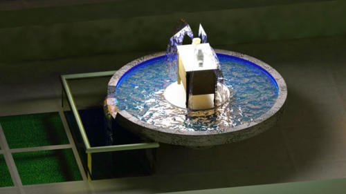 055 - Vista em Perspectiva da Fonte dos Anjos sobre a Arca da Aliança